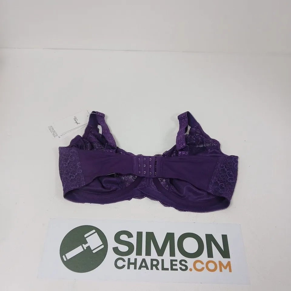 TRIUMPH AMOURETTE COLLECTION PURPLE LACE UNDERWIRED BRA - 40G