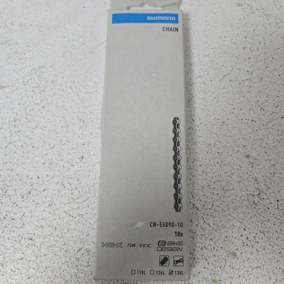 BOXED SHIMANO CN-E6090 10 SPEED E-BIKE CHAIN