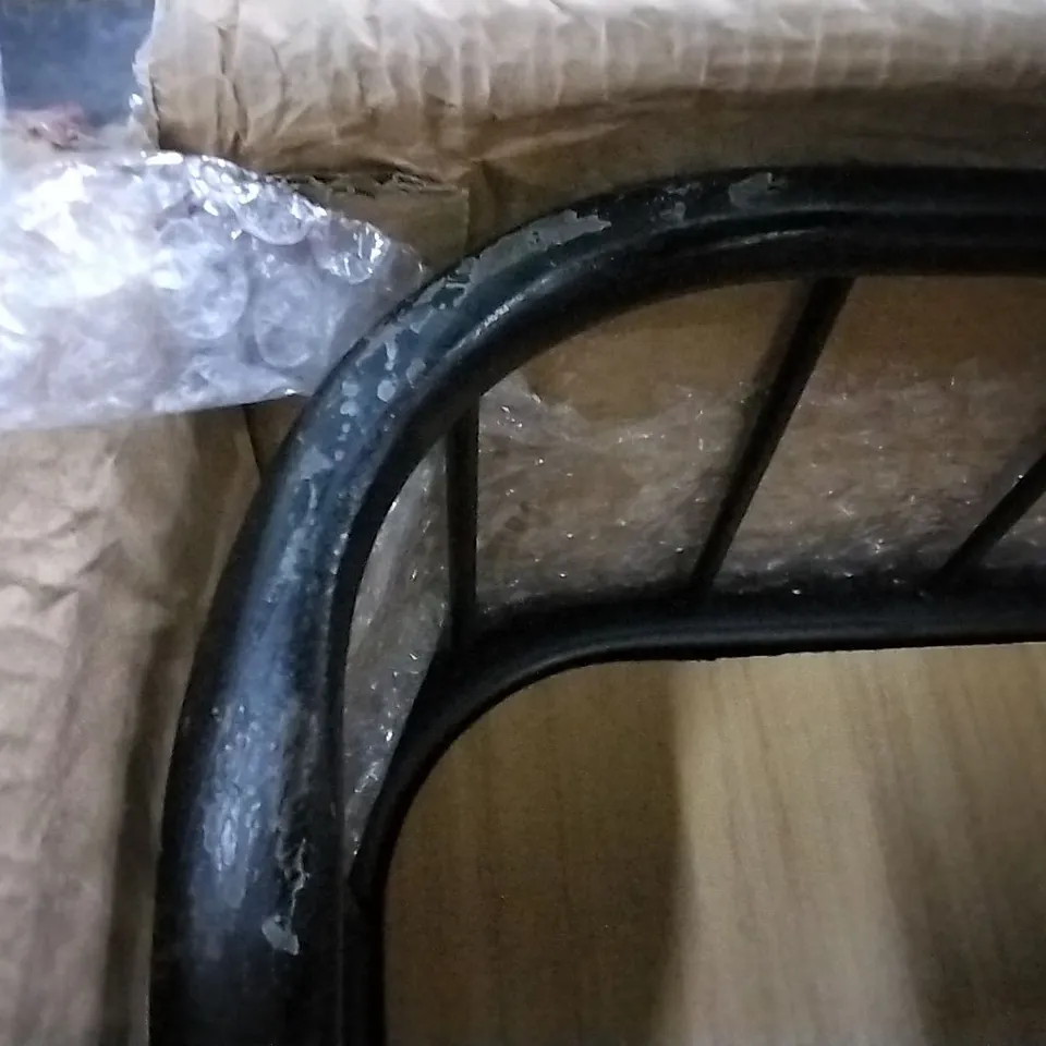 BOXED ALFORD SERVING CART , MISSING WHEELS , SCRATCHED 