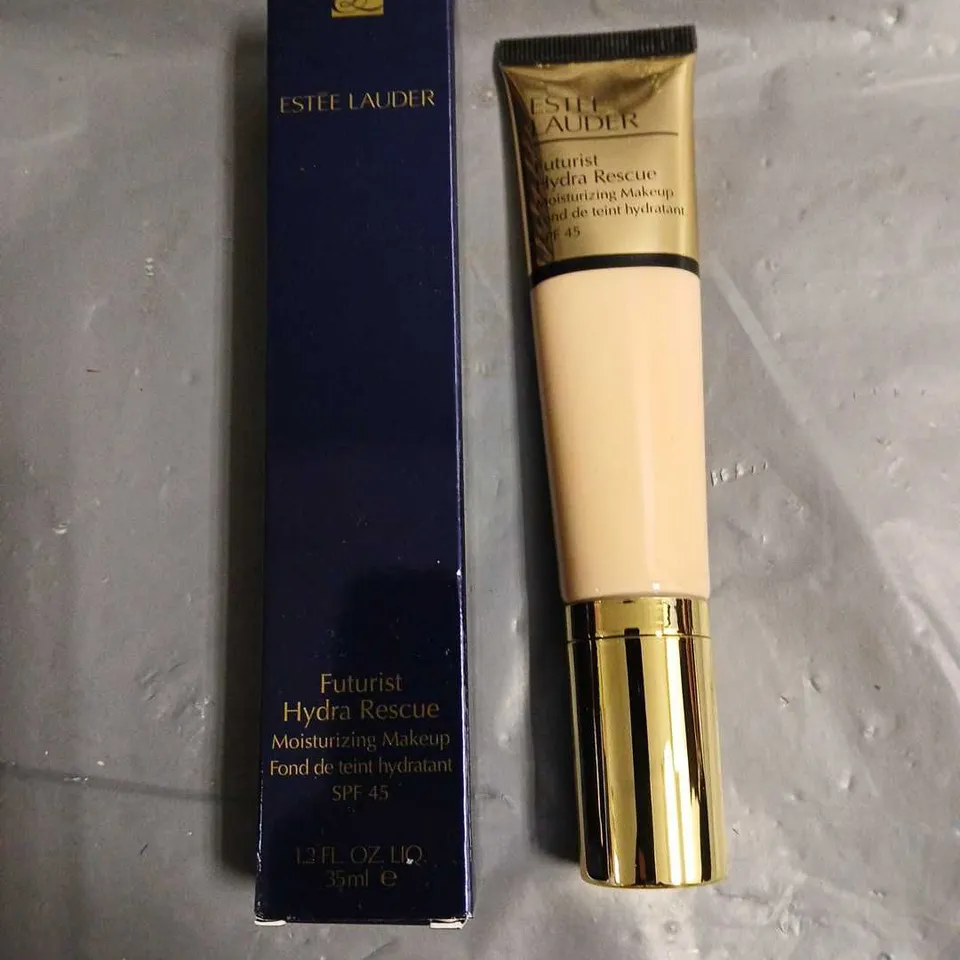 BOXED ESTEE LAUDER FUTURIST HYDRA RESCUE MOISTURISING MAKEUP IN 1C1 COOL BONE 35ML