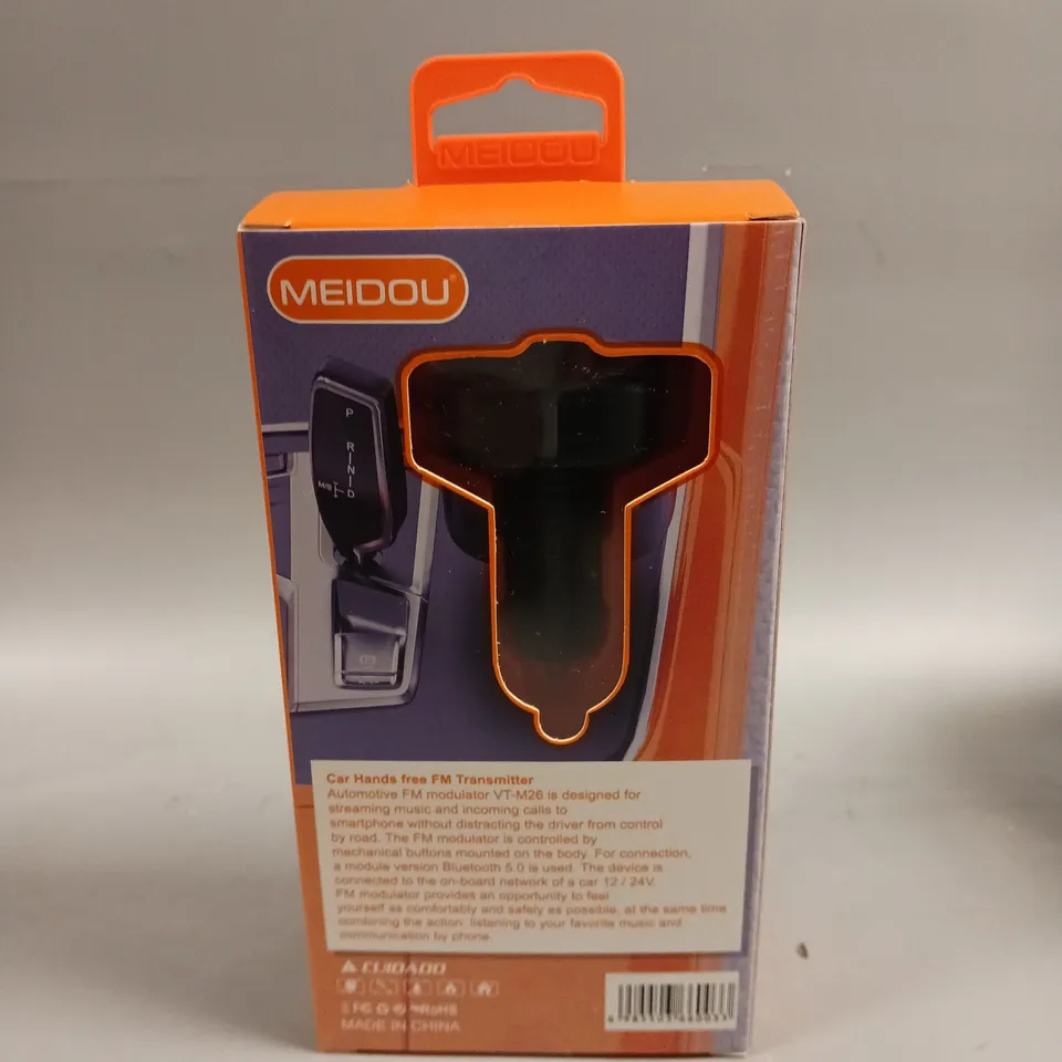 BOXED SEALED MEIDOU WIRELESS FM CAR TRANSMITTER 