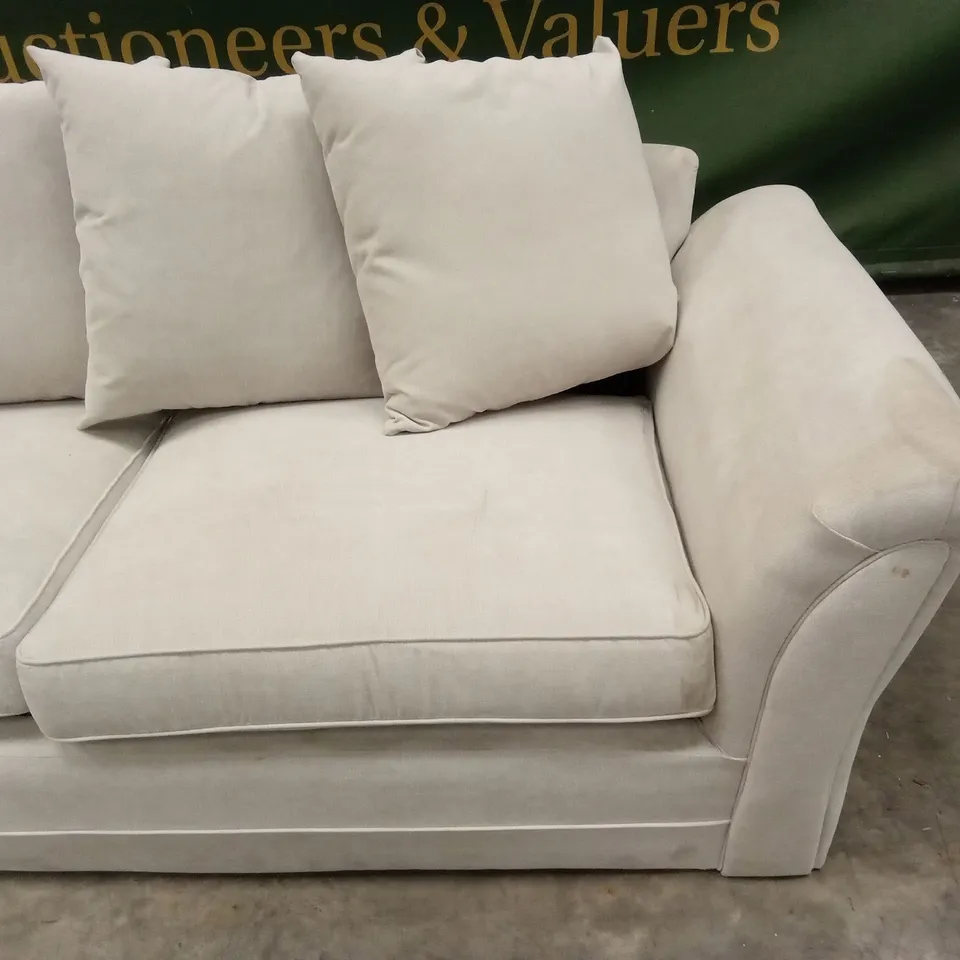 DURY FABRIC 3 SEATER SCATTER BACK SOFA RRP £499