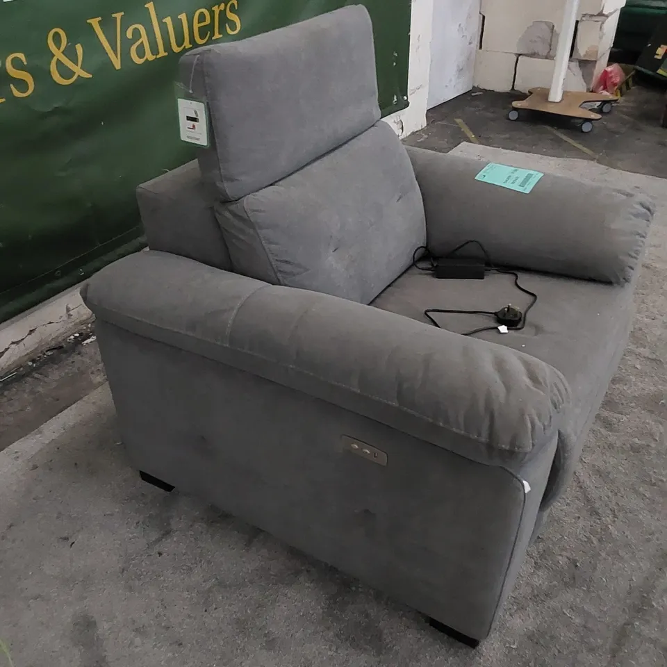 BOWEN FABRIC POWER RECLINER ARMCHAIR 