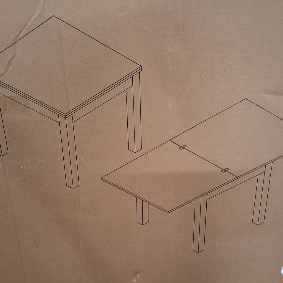 FULTON SELF ASSEMBLY FLIP TOP DINING TABLE