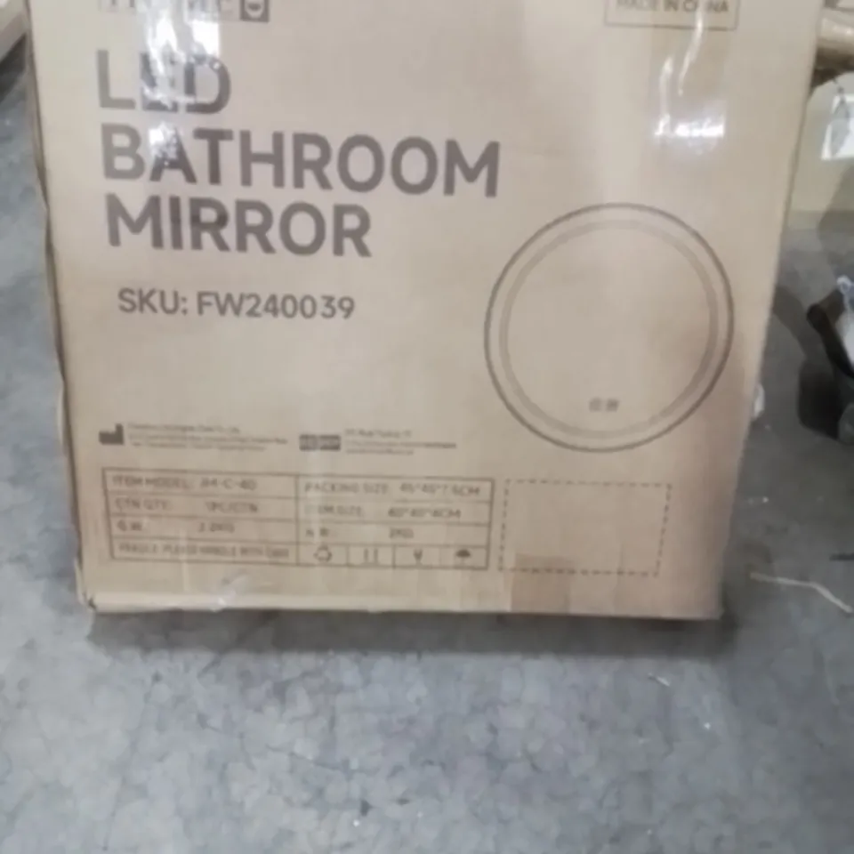BOXED LIVING AND HOME BATHROOM MIRROR 