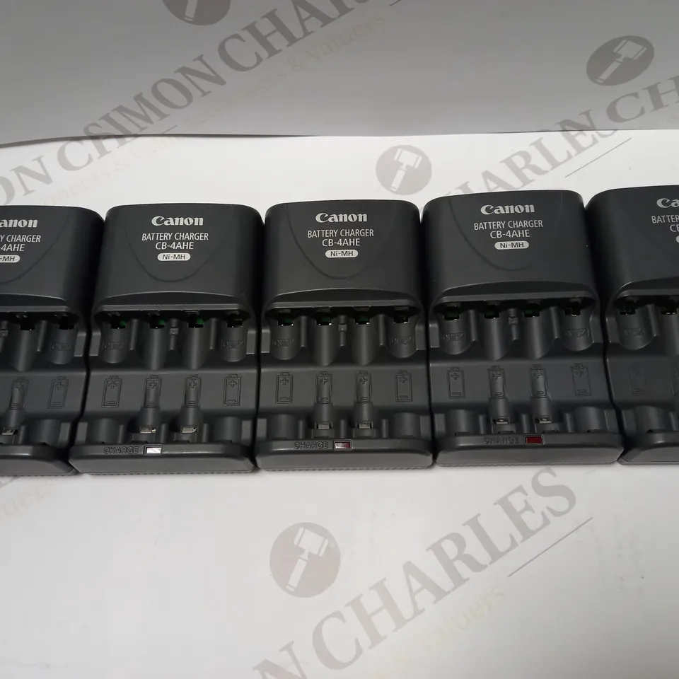 LOT OF APPROX 11 CANON CB-4AH NI-MH AA QUICK BATTERY CHARGER 100-240V
