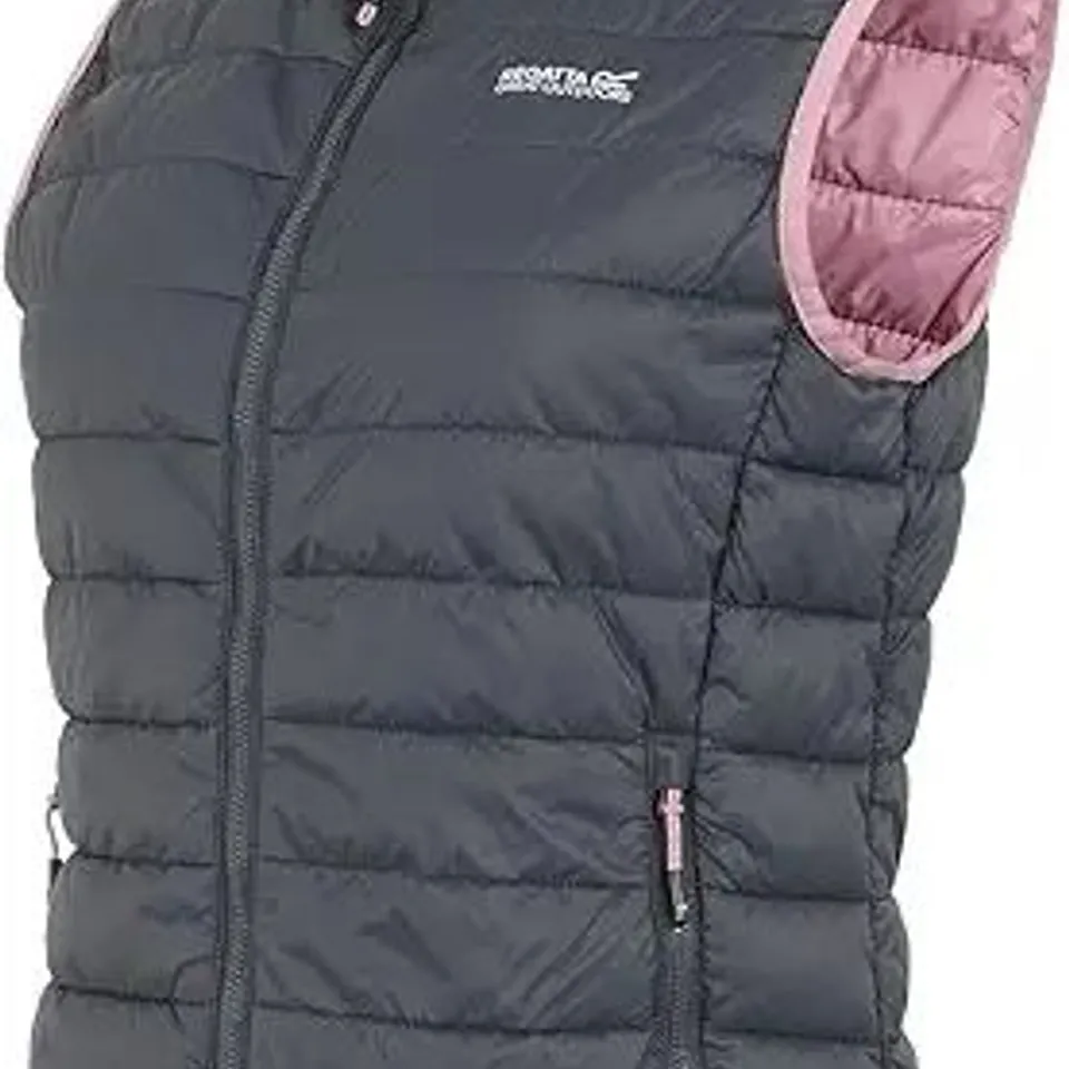 BRAND NEW REGATTA WOMEN'S HILLPACK II SLEEVELESS BODYWARMER IN SEAL GREY SIZE UK 14