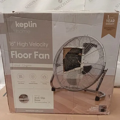 BOXED 16 INCH FLOOR FAN