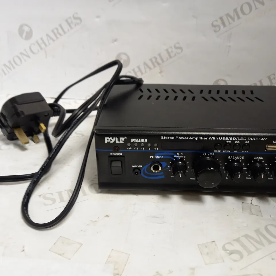 PYLE USA PTAU55 2X120W STEREO POWER AMPLIFIER RRP £124.99