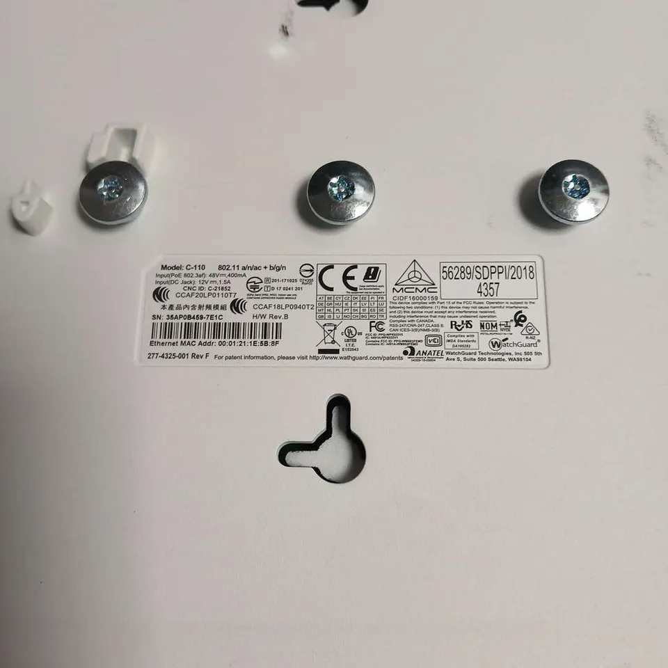 WATCHGUARD AP325 WIRELESS ACCESS POINT
