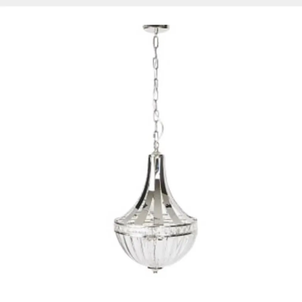 LAURA ASHLEY NEWSTEAD LARGE GLASS PENDANT 