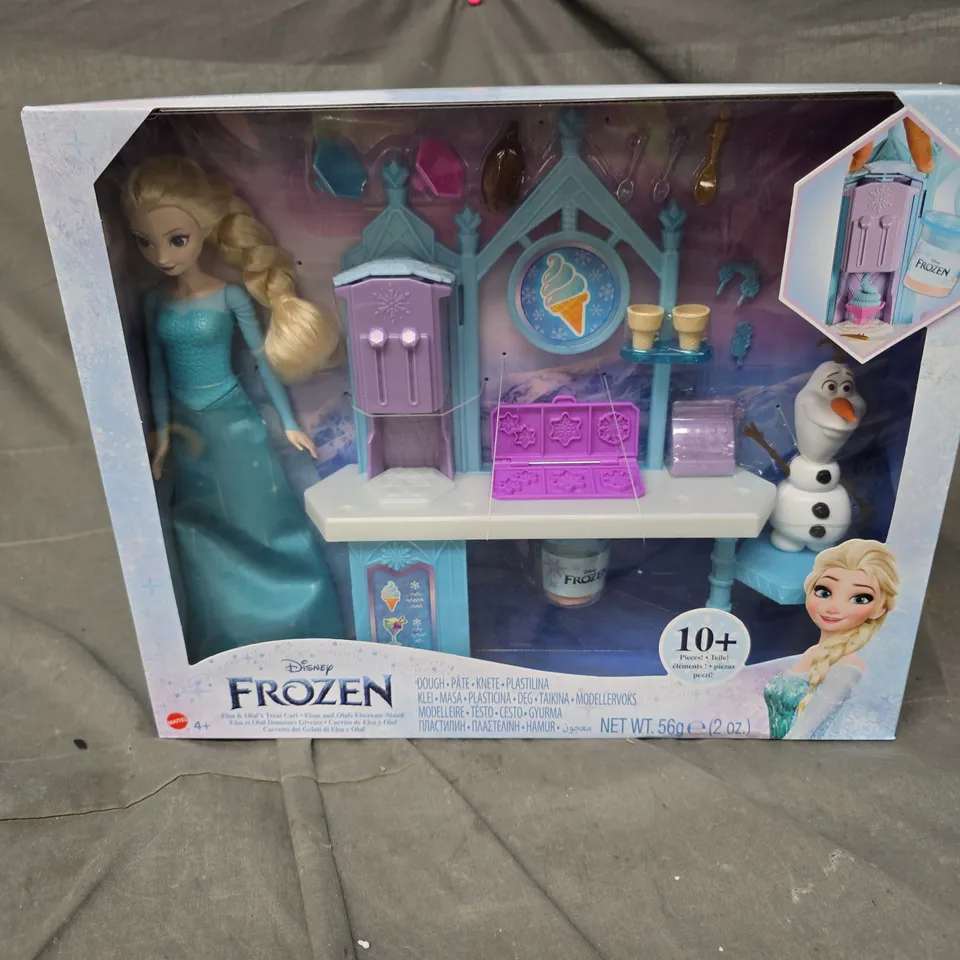 BOXED DISNEY FROZEN ELSA & OLAF'S TREAT CART TOY 