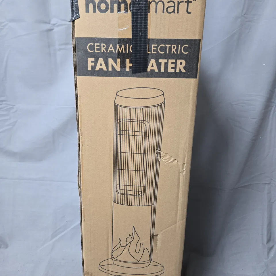 HOMEMART CERAMIC ELECTRIC FAN HEATER – BOXED