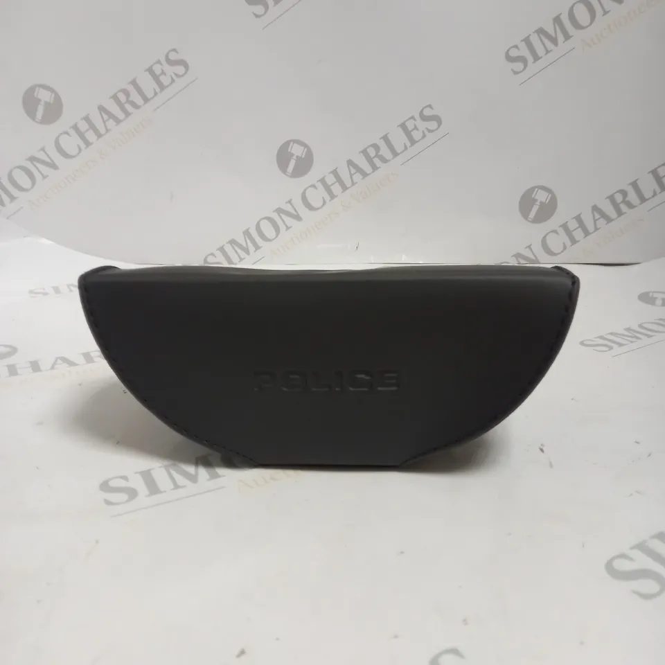 LARGE BOX OF APPROX 140 POLICE SUNGLASSES CASES.