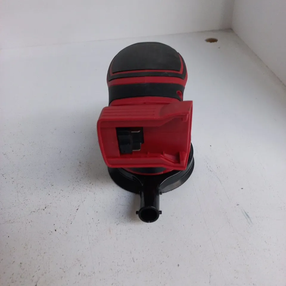 TOTE OF APPROXIMATELY 12 ASSORTED ITEMS TO INCLUDE: WIRELESS SANDER NO BATTERY