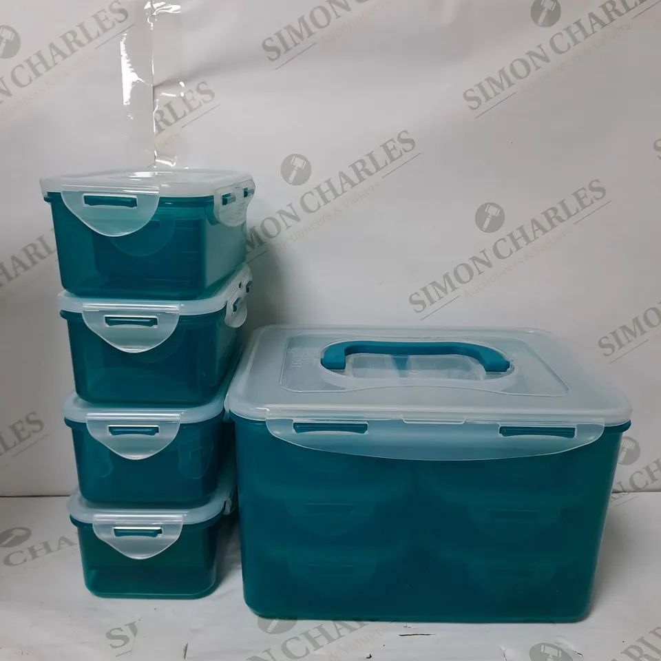 LOCK & LOCK 15 PIECE ASSORTED AIRTIGHT FOOD STORAGE CONTAINERS