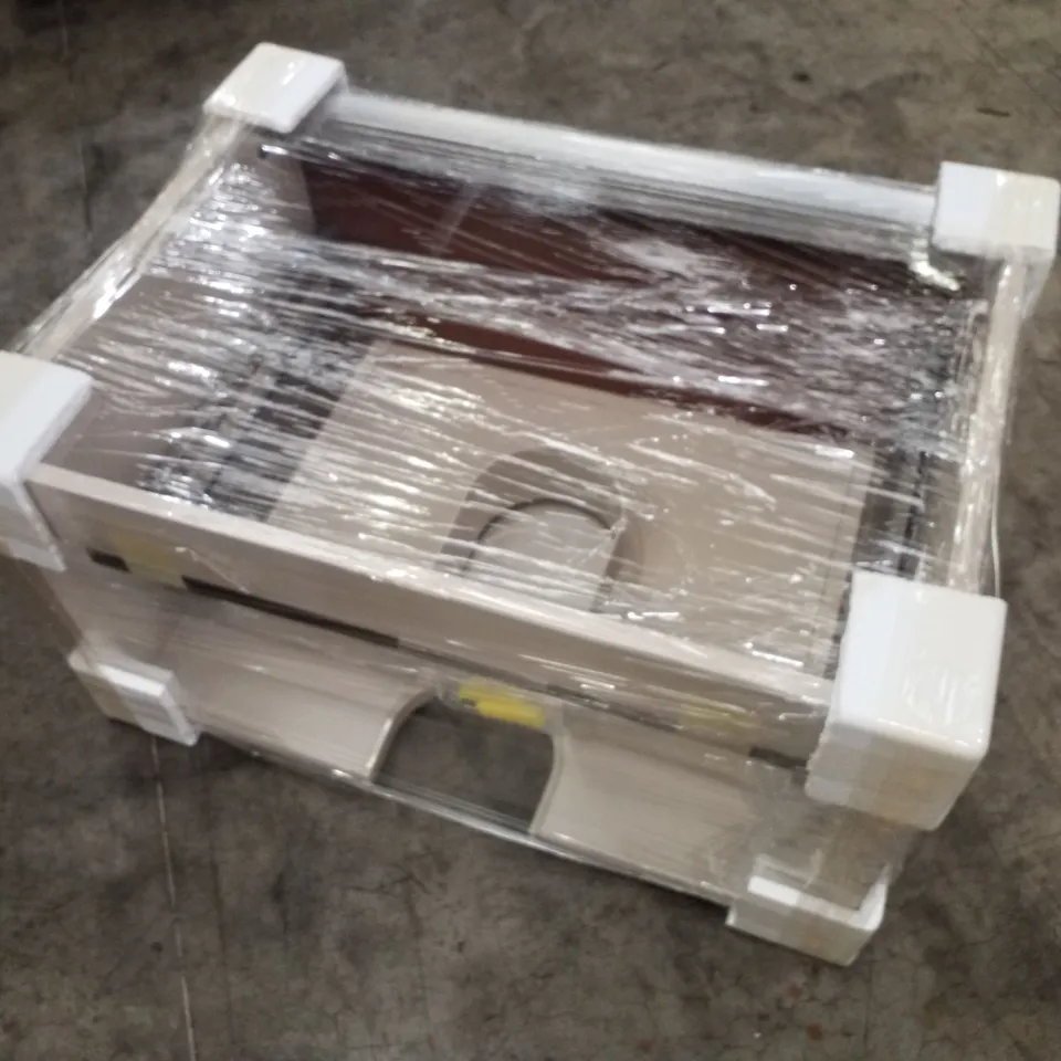 BOXED BRAND NEW CALYPSO ONETA 710MM SINGLE DRAWER WH VANITY UNIT IN APPLE WOOD