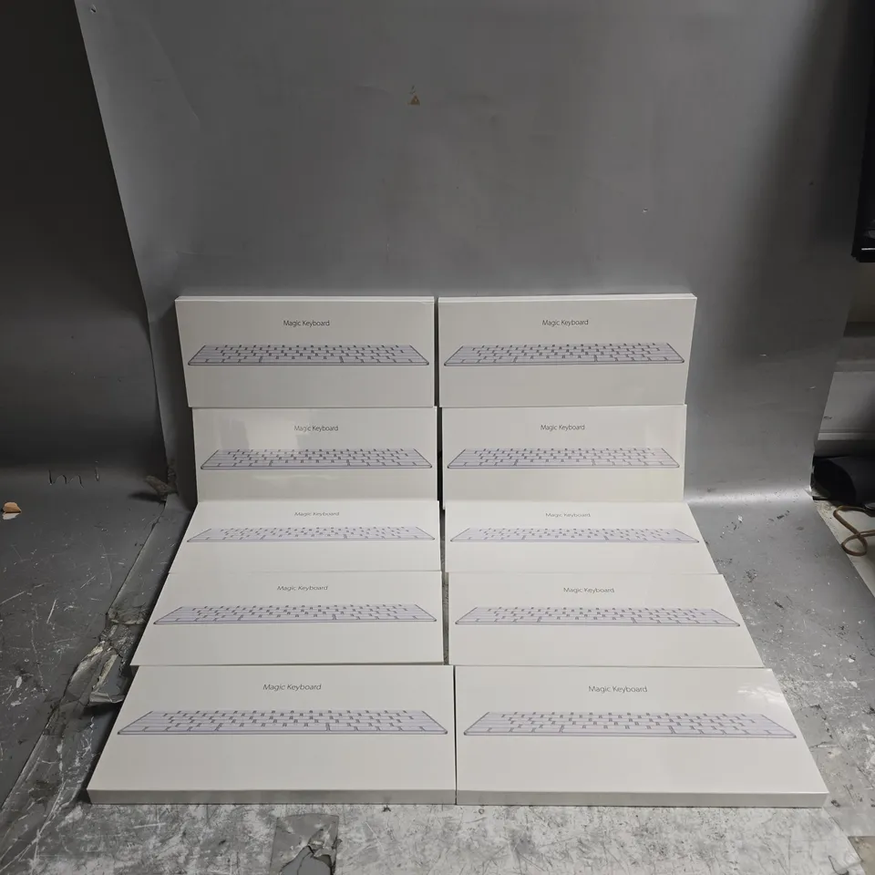 10 BOXED AND SEALED APPLE MAGIC KEYBOARDS (A1644)