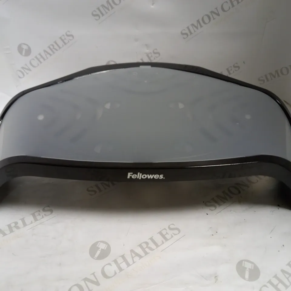 LOT OF APPROXIMATELY 20 FELLOWES MONITOR STANDS