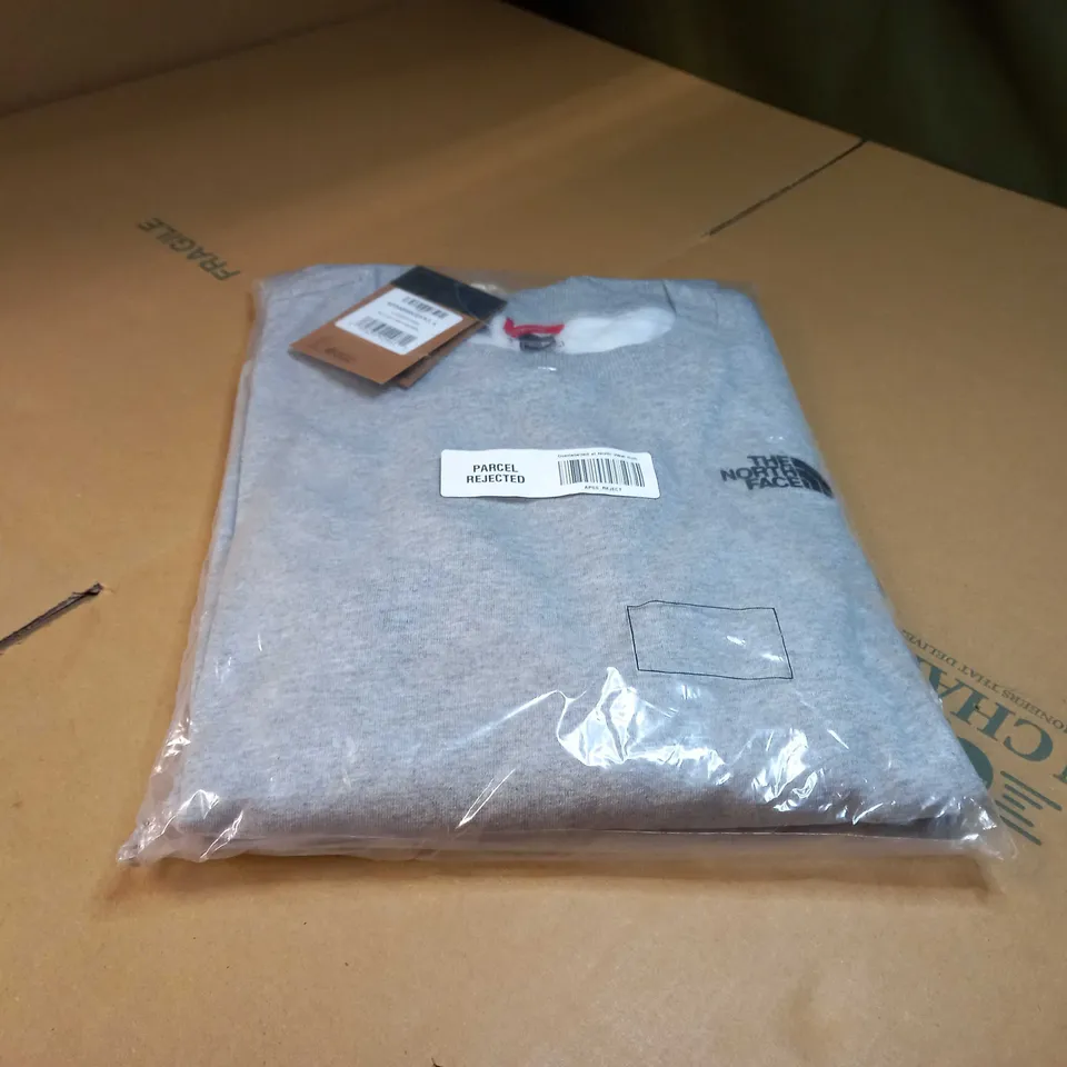 PACKAGED THE NORTH FACE GREY MARL/LOGO SWEATER - LARGE