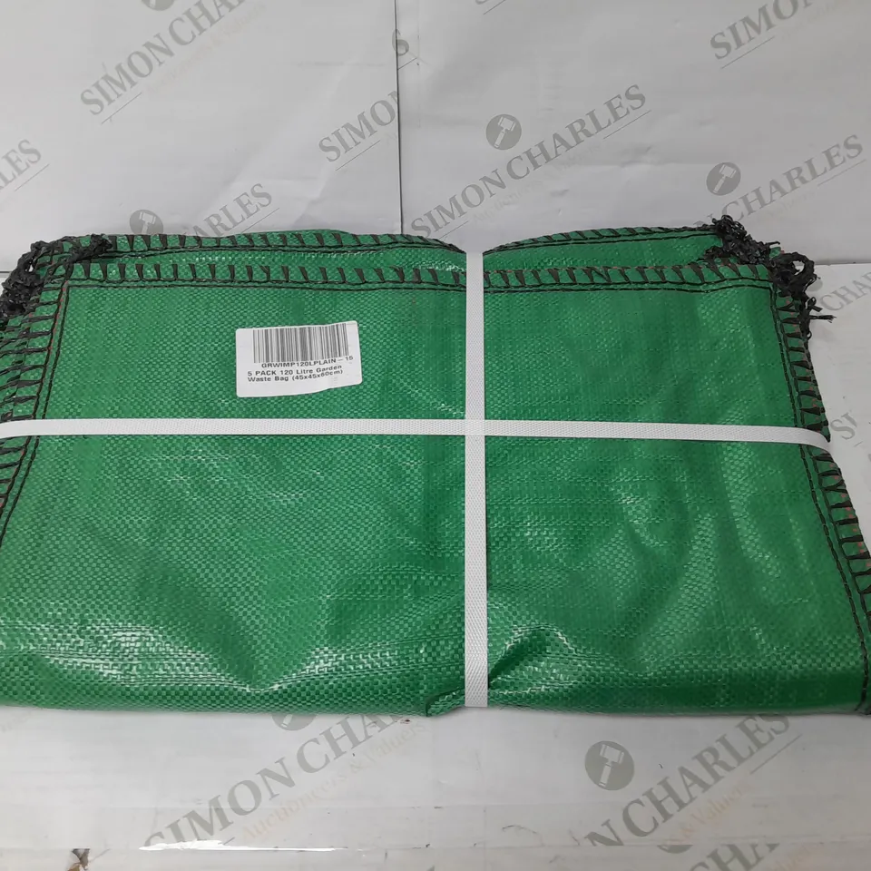 5 X 120L GARDEN WASTE BAGS 