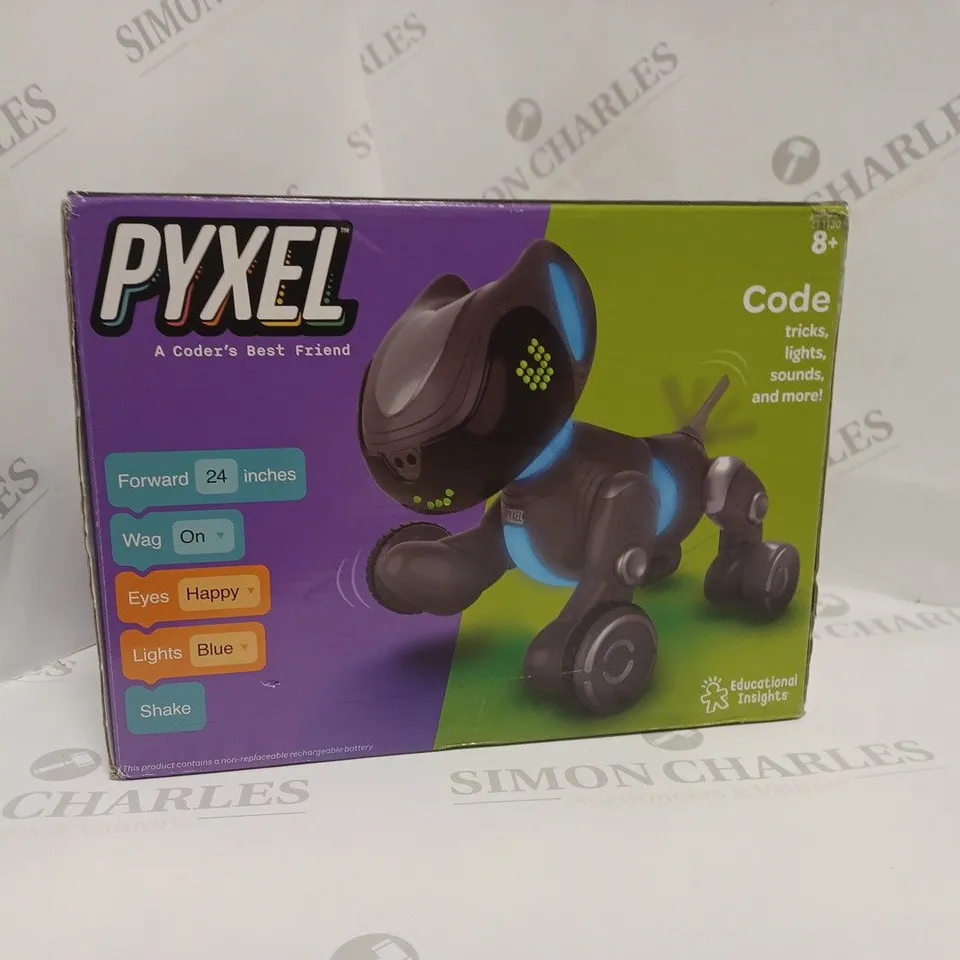 BOXED PYXEL CODING PET ROBOT RRP £149