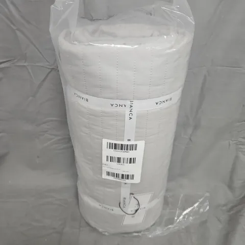 BIANCA QUILTED LINES BEDSPREAD – SILVER, 220 X 230 CM