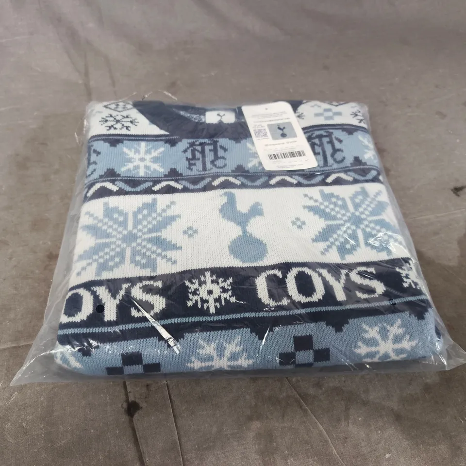 BAGGED TOTTENHEM HOTSPUR KNITTED JUMPER - SIZE M