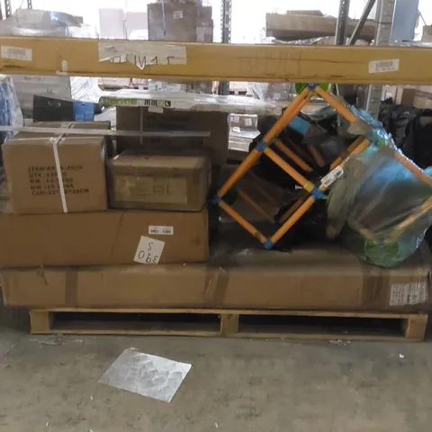 PALLET CONTAINING A LARGE ASSORTMENT OF CONSUMER PRODUCTS/FURNITURE PARTS