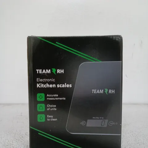 TEAM RH ELECTRONIC KITCHEN SCALES – BOXED