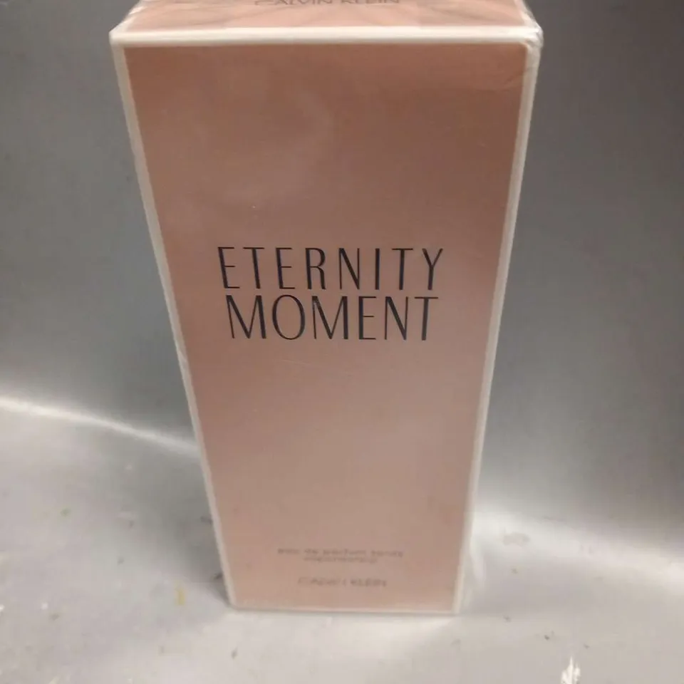 BOXED AND SEALED ETERNITY MOMENT EAU DE PARFUM CALVIN KLEIN 100ML