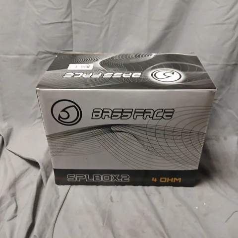BOXED BASS FACE SPLBOX.2 4OHM SPEAKERT DUO IN WHITE