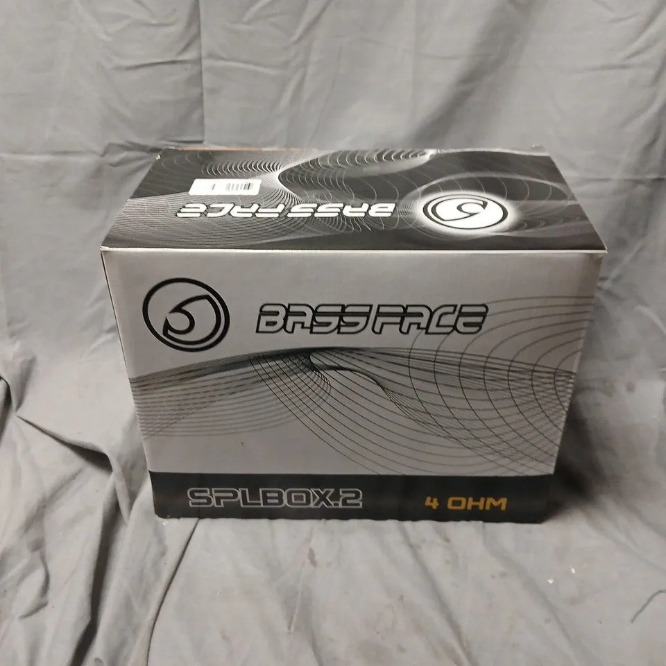 BOXED BASS FACE SPLBOX.2 4OHM SPEAKERT DUO IN WHITE