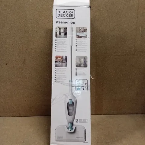BOXED BLACK+ DECKER STEAM-MOP - FSMH13E10
