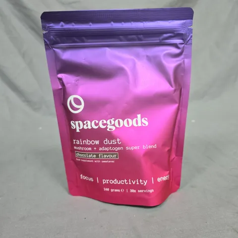 SPACEGOODS RAINBOW DUST ADAPTOGEN MUSHROOM BLEND – CHOCOLATE FLAVOUR, 240G