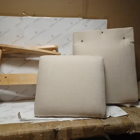 BOXED MONA ACCENT CHAIR WITH FOOTSTOOL