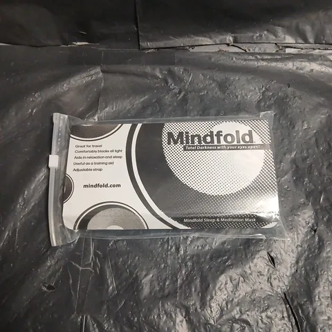 APPROXIMATELY 16 MINDFOLD SLEEP & MEDITATION MASKS IN BLACK - ADJUSTABLE STRAP