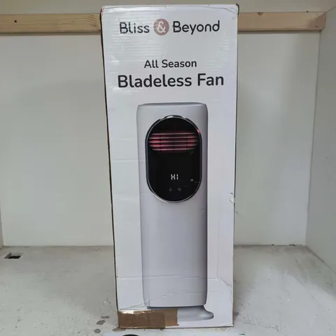 BOXED BLISS & BEYOND ALL SEASON BLADELESS FAN