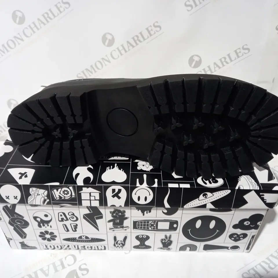BRAND NEW BOXED PAIR OF KOI VEGAN THE OMEN TRIBAL MEN'S SPIKED LOAFERS  SIZE 12