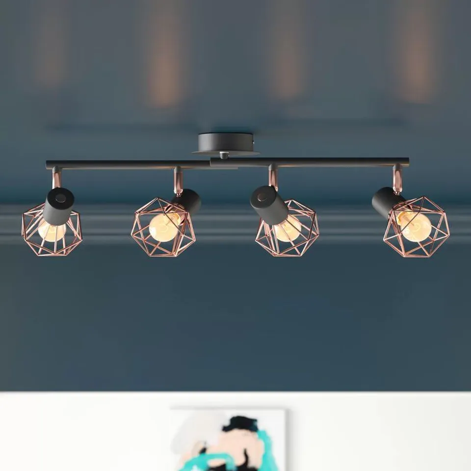 BOXED DREXIL 4-LIGHT 57.6CM CEILING SPOTLIGHT 