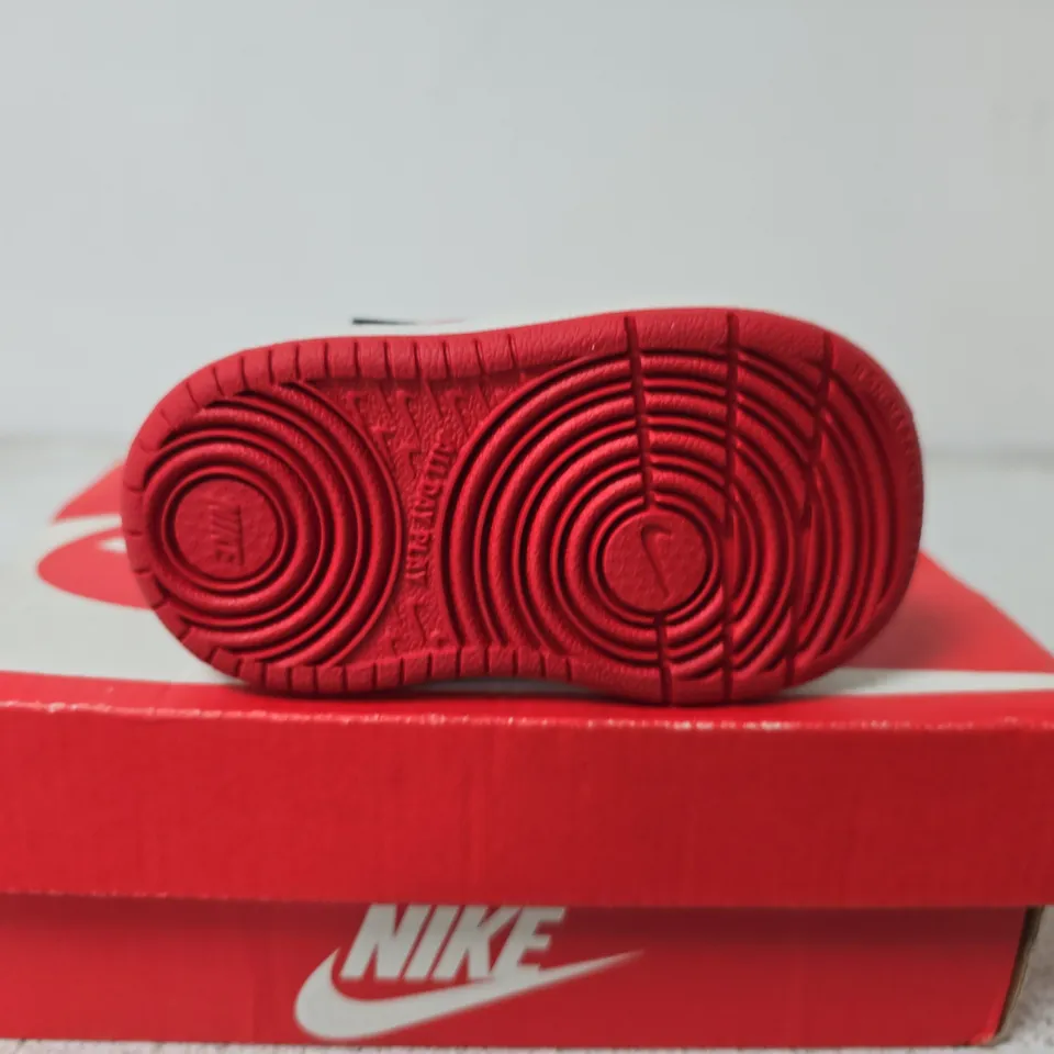 NIKE KIDS' SNEAKERS – BLACK & RED - SIZE 2.5