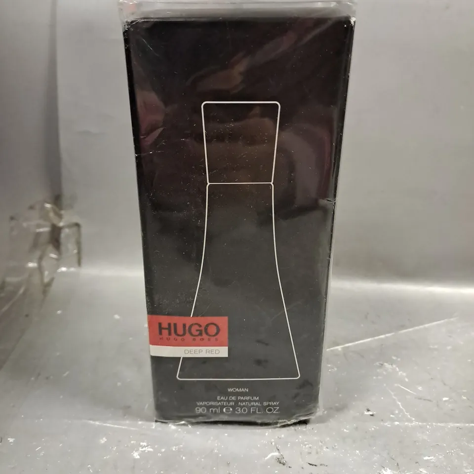 BOXED AND SEALED HUGO BOSS HUGO DEEP RED EAU DE PARFUM SPRAY 90ML 