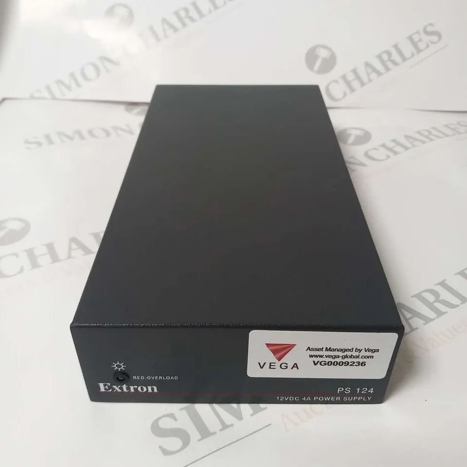 EXTRON PS 124 RACK MOUNTABLE MULTIPLE OUTPUT 12 VDC, 48 W POWER SUPPLY