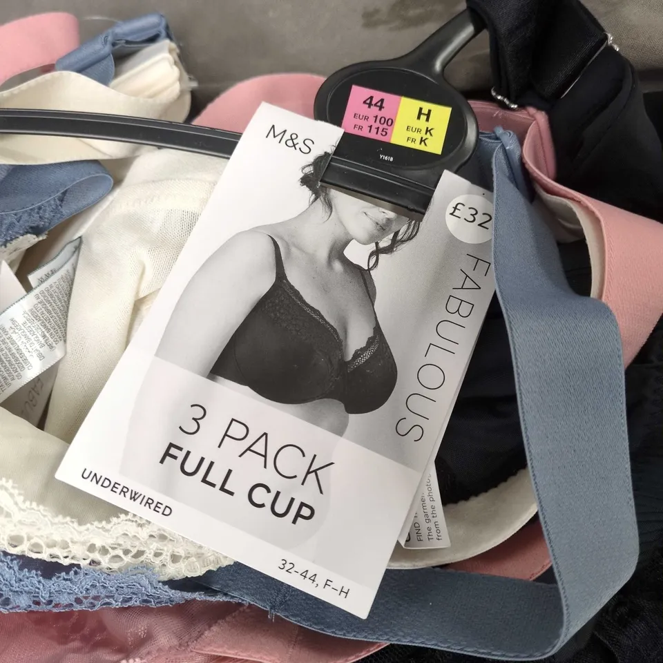 ASSORTED WOMEN'S LINGERIE BUNDLE – BRAS, BRALETTES & UNDERWEAR (M&S, LOUNGE, COS)