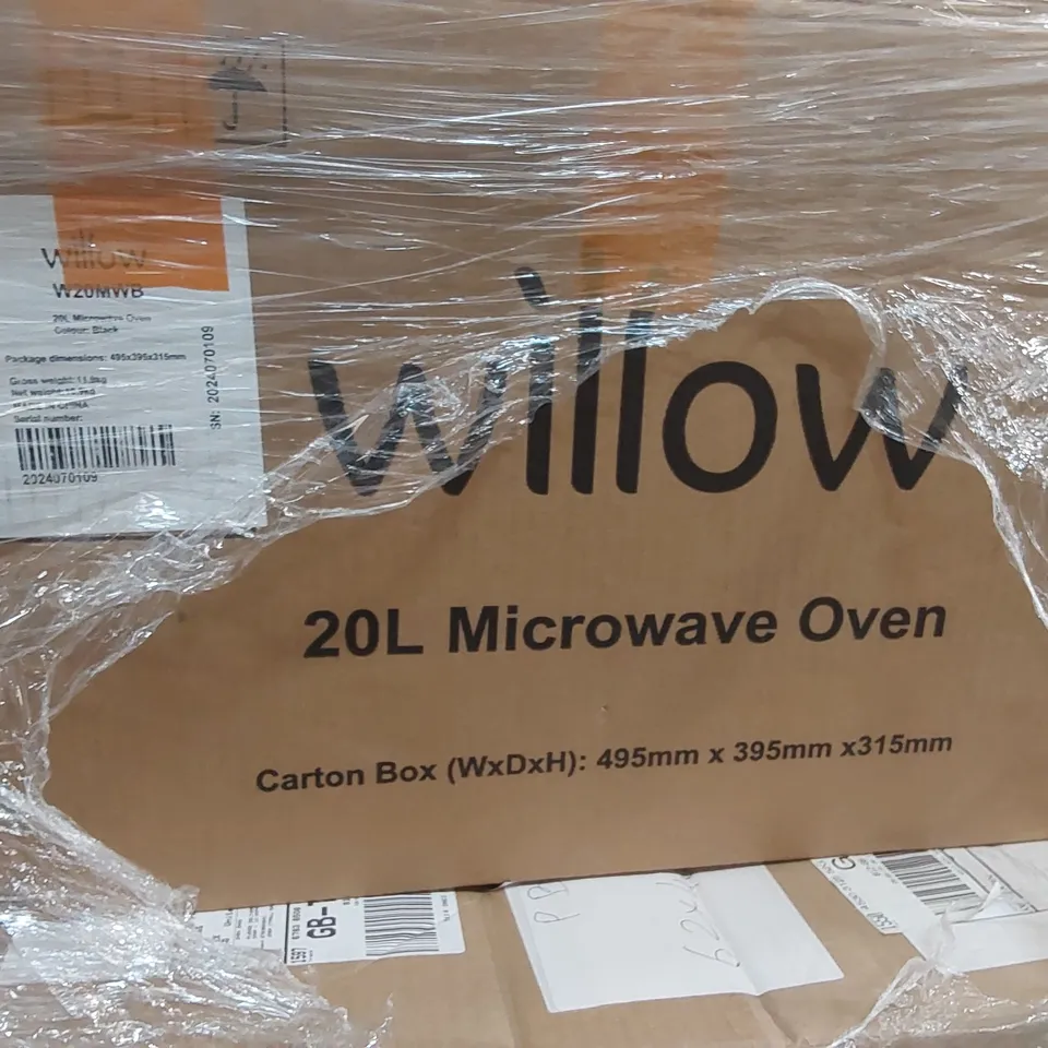 PALLET CONTAINING A LARGE QUANTITY OF ASSORTED CONSUMER PRODUCTS INCLUDING: WILLOW 20L MICROWAVE OVEN, SEKEY CART, DINING CHAIR ECT