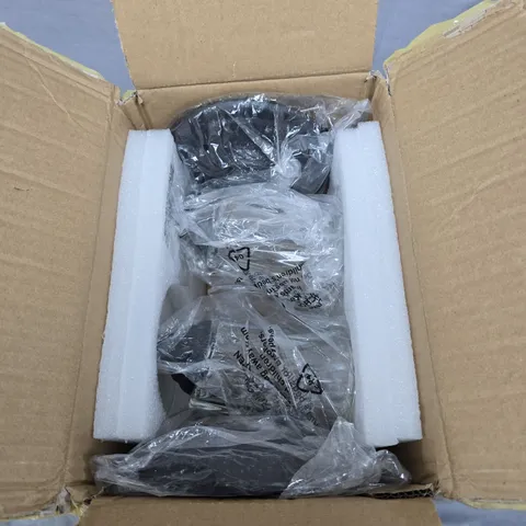 GARDEN REFLECTIONS SET OF 2 MOTION COLOUR CHANGING LARGE GLASS POST LIGHTS