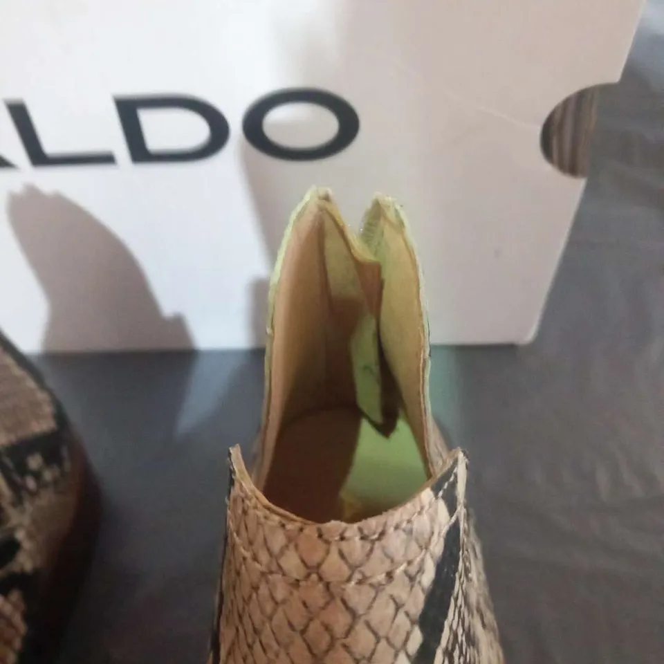 BOXED ALDO KAICA BEIGE LADIES SIZE 3