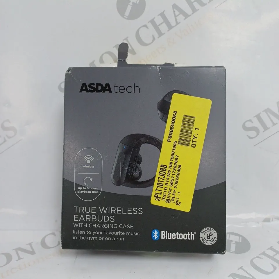 BOXED SEALED TRUE WIRELESS BLUETOOTH EARBUDS WITH CHARGING CASE