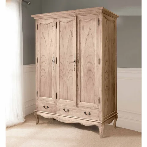 BRAND NEW BOXED HOMESDIRECT 365 MONTPELLIER BLANC 3 DOOR WARDROBE(5 BOXES)