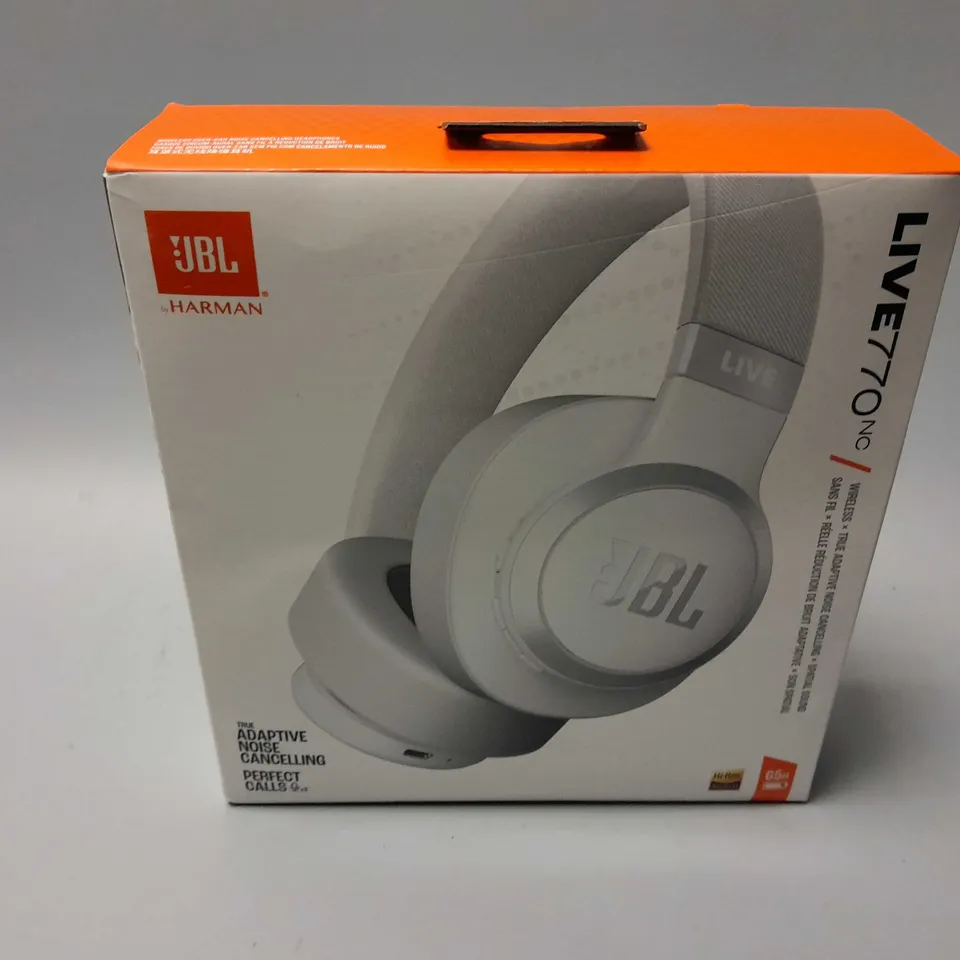 BOXED AND SEALED JBL LIVE770NC TREU ADAPTIVE NOISE CANCELLING HEADPHONES